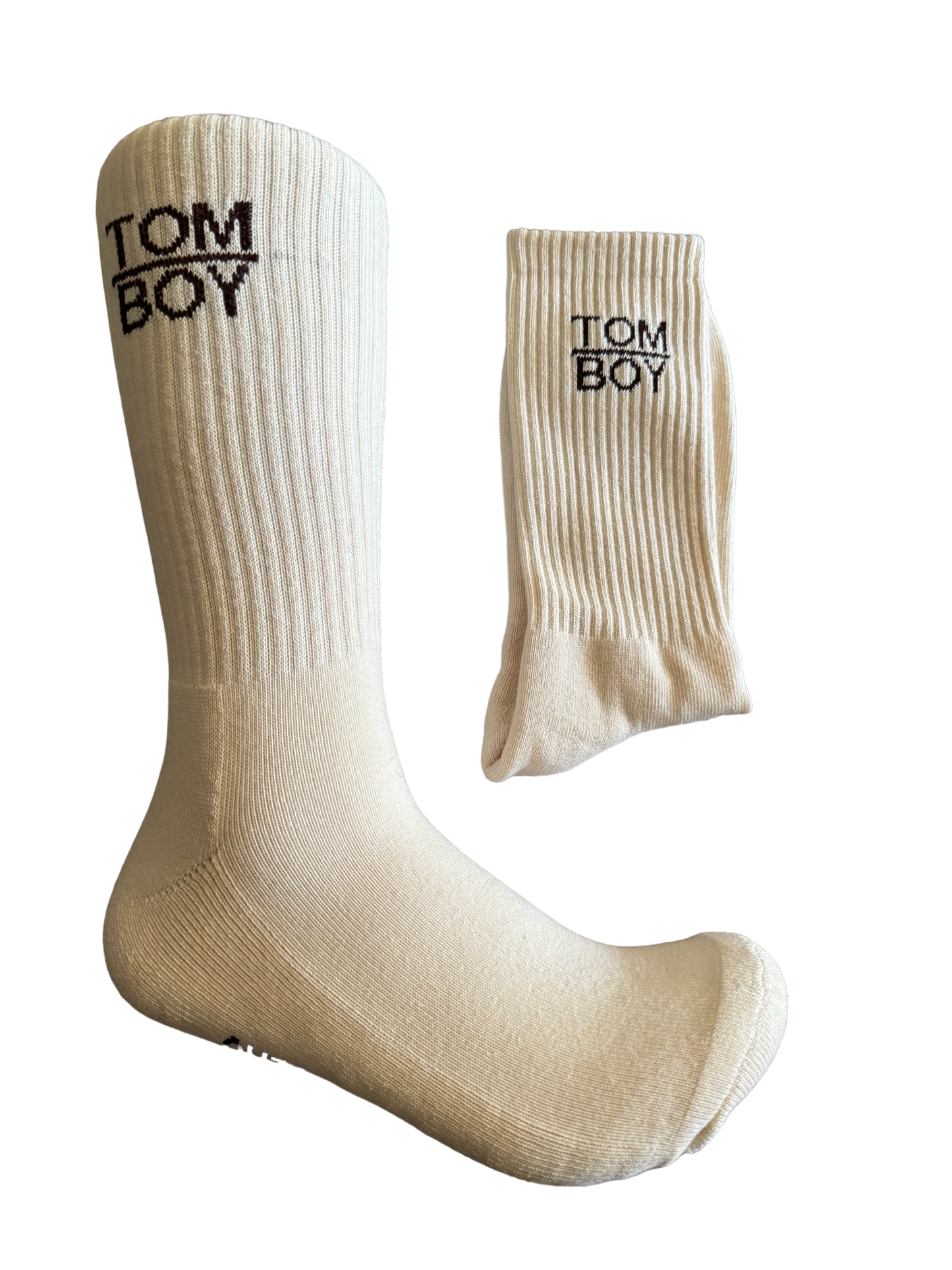Cream Tomboy Socks